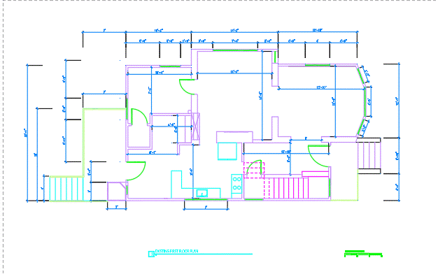 Residential drafting example